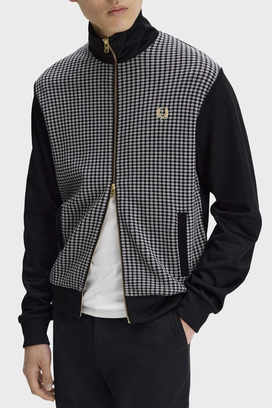 Fred Perry J2303 Knitted Front Track Erkek Ceket ürün görseli 1