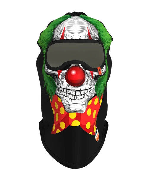 Funny Balaklava, Su İtici özellikli(DWR) Baskılı Snowboard, Kayak, Motosiklet, Bisiklet Kar Maskesi ürün görseli 1