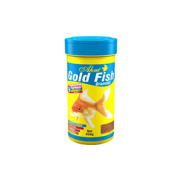 Ahm Gold Fish Granulat Granül Japon Balığı Yemi 1000 Ml ürün görseli 1