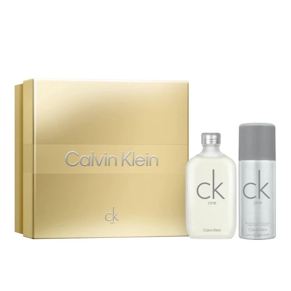Calvin Klein One EDT 100 ml + 150 ml Deodorant Erkek Parfüm Seti ürün görseli 1