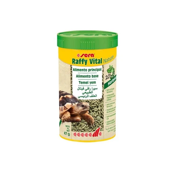 Sera Raffy Vital Kamplumbağa Yemi 250 Ml 47 Gr ürün görseli 1