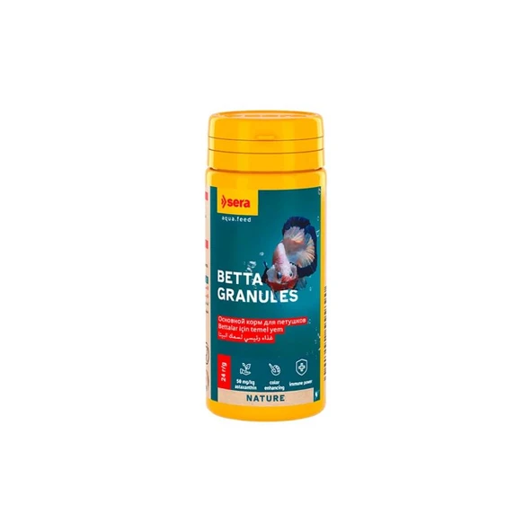 Sera Betta Granules Beta Balığı Yemi 50 Ml ürün görseli 1