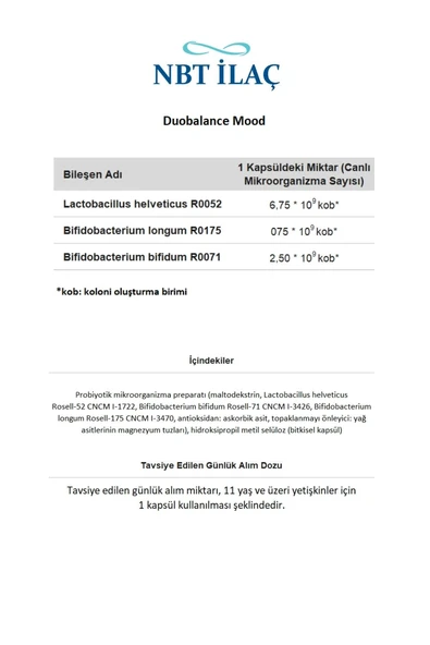 Duobalance Mood 30 Kapsül - Resim 2