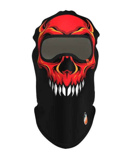 Funny Balaklava, Su İtici özellikli(DWR) Baskılı Snowboard, Kayak, Motosiklet, Bisiklet Kar Maskesi ürün görseli 1