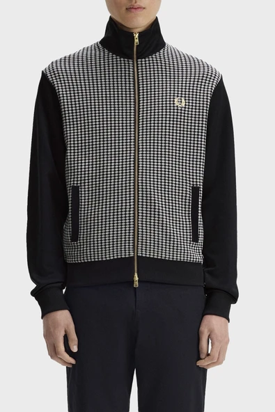 Fred Perry J2303 Knitted Front Track Erkek Ceket - Resim 2
