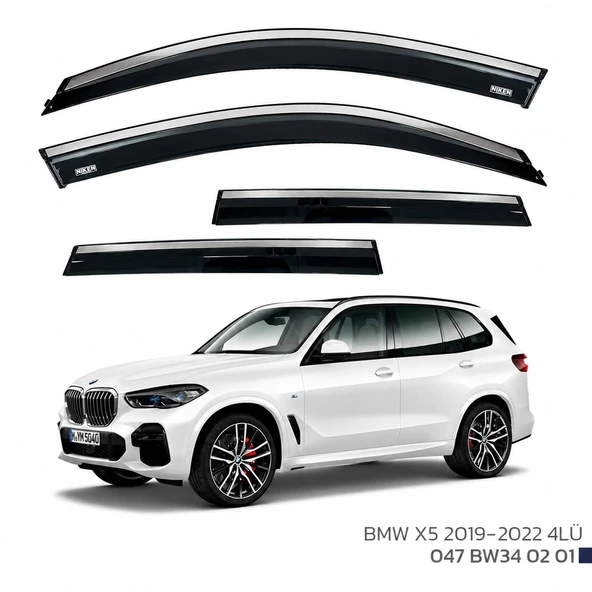 Bmw X5 Cam Rüzgarlığı Kromlu 2019-2022 Arası Uyumlu ürün görseli 1
