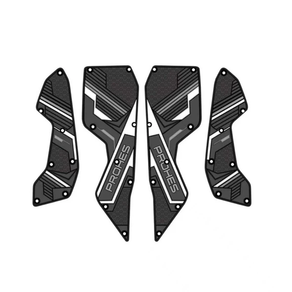 Yamaha Nmax 125 / 155 2025-2026 Uyumlu Kauçuk Basamak Takımı Beyaz ürün görseli 1