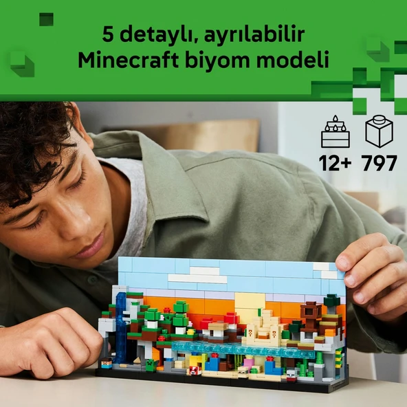 LEGO Minecraft Mini Biyomlar 21589 - Resim 5