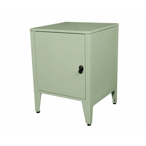 Alfafonet Ziglat Serisi Kilitli Metal Home Office Dolabı Metal Kapaklı Yeşil 450x600x450 mm ürün görseli 1