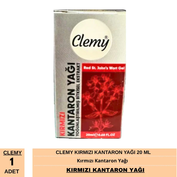 Clemy Kırmızı Kantaron Yağı 20 ml - Resim 2