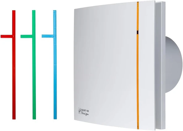 ErmaC S&P Silent-100 CZ Design Sessiz Banyo Fanı ürün görseli 1