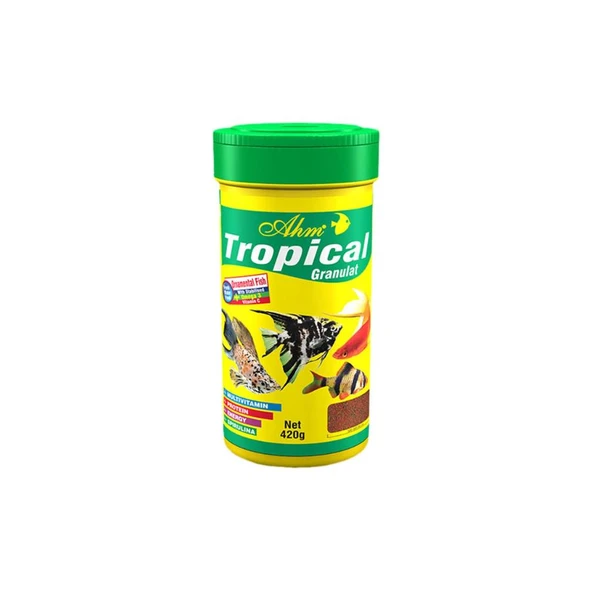 Ahm Tropical Granulat Tropikal Balık Yemi 250 Ml ürün görseli 1