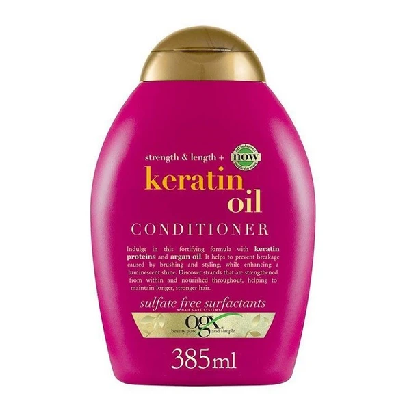 OGX Sülfatsız Kırılma Karşıtı Keratin Oil Saç Bakım Kremi 385ml ürün görseli 1