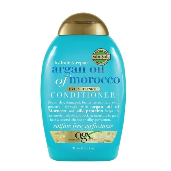 OGX Sülfatsız Saç Bakım Kremi Nemlendirici ve Canlandırıcı Argan Oil of Morocco 385 ml ürün görseli 1