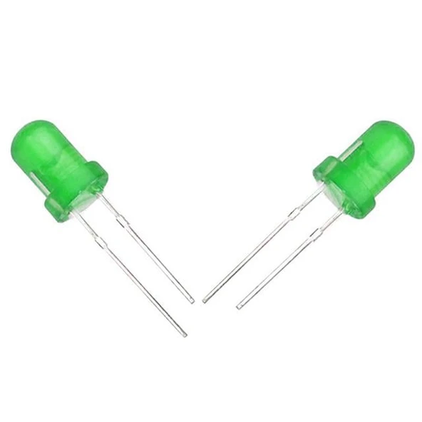 Halmet Mantar Led 5mm Yeşil Mat ürün görseli 1