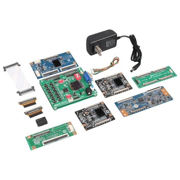 QK-VGH/VGL V1.0 Voltaj Regülasyon Kartı 4K IN 2K FHD IN Panel Test Kiti ürün görseli 1
