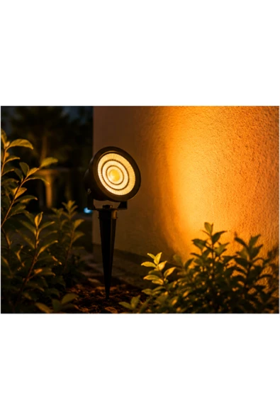 CT 7303 Alaçatı Kazıklı Bahçe Armatürü 12W Amber ürün görseli 1