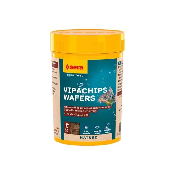 Sera Vipachips Wafers Süs Balığı Yemi 100 Ml 37 Gr ürün görseli 1