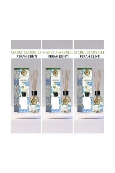 Oxy Mabel Marseille Ferah Esinti Çubuklu Oda Kokusu 100 ml * 3 Adet ürün görseli 1