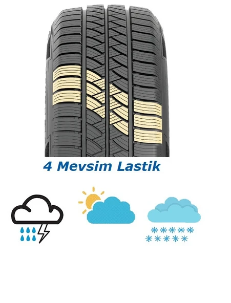 Starmaxx 215/75R16C 116/114R 10PR Vanmaxx 4 MEVSİM TİCARİ ARAÇ LASTİĞİ (Üretim Yılı:2026) ürün görseli 1