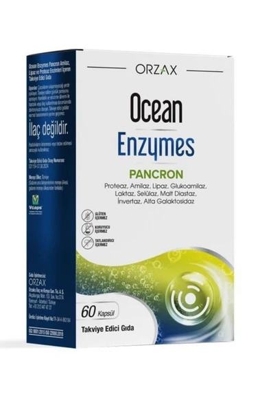Ocean Enzymes Pancron 60 Kapsül ürün görseli 1
