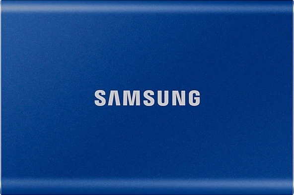 Samsung  T7 MU-PC1T0H/WW 1 TB Type-C USB 3.2 Gen 2 Taşınabilir SSD Mavi ürün görseli 1