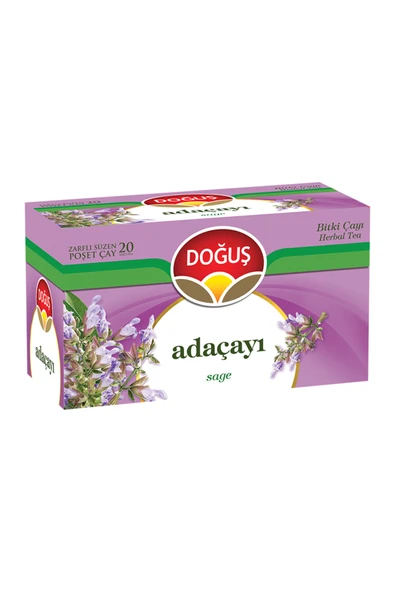 Doğuş Adaçayı Bitki Çayı Süzen Poşet Çay 20X1.3 Gr ürün görseli 1