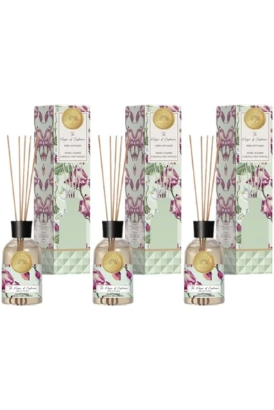 mabel marseille Mabel Marseılle Çubuklu Oda Parfümü 100ML Sihirli Kaşmir (3 Lü Set) ürün görseli 1