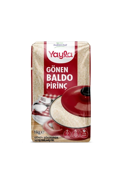 Yayla Gönen Baldo Pirinç 1 Kg ürün görseli 1