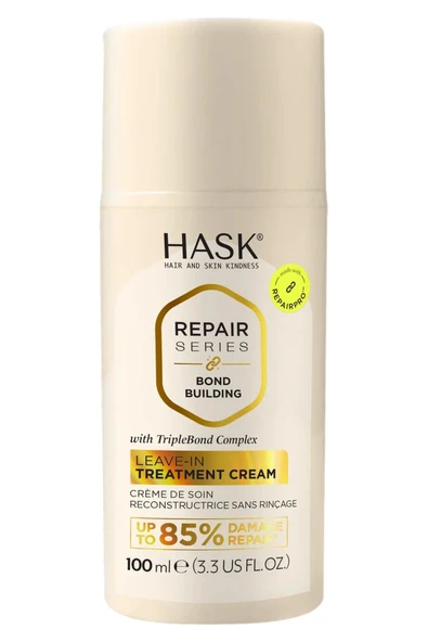 Hask Repair Series Bağ Onarıcı Durulanmayan Saç Bakım Kremi 100ML ürün görseli 1