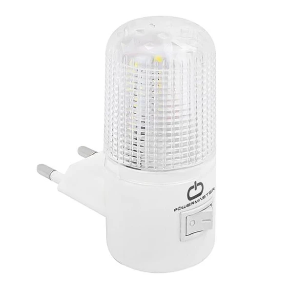 Powermaster QL-102 Ledli Anahtarlı Gece Lambası (0.5 Watt Saatte) ürün görseli 1