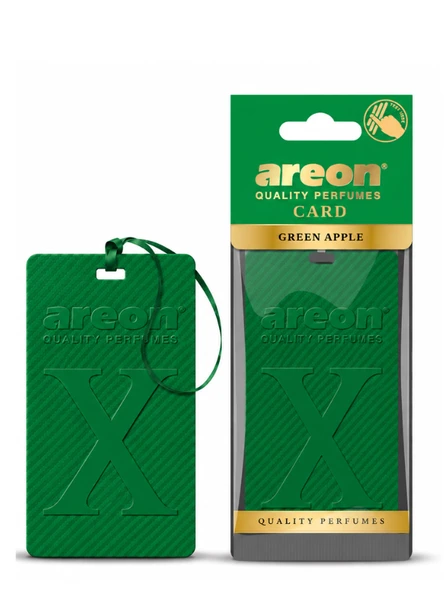 Areon X Card Green Apple Oto Araç Kokusu ürün görseli 1