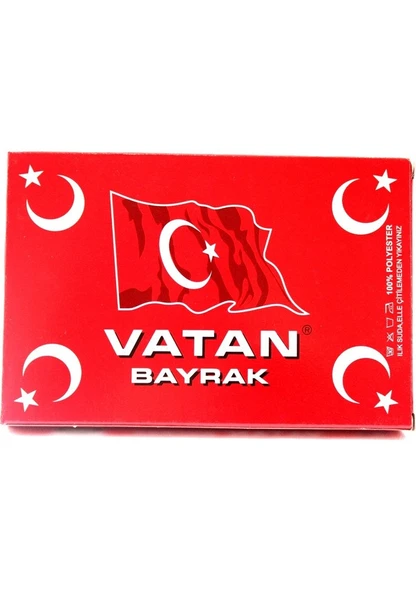 Vatan 50X75 Türk Bayrağı bez ürün görseli 1