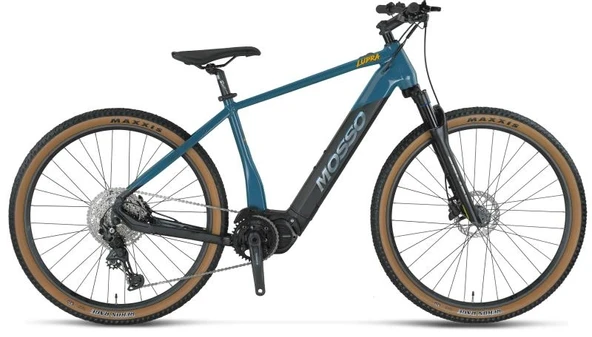 MOSSO E-LUPRA ELEKTRİKLİ ERKEK DAĞ BİSİKLET 480H HD 28 JANT 11 VİTES BLUE BLACK ürün görseli 1