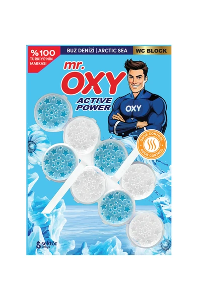 MR.OXY Mr. Oxy Wc Blok 2'li Buz Denizi ürün görseli 1