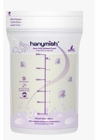 Hanymish Anne Sütü Saklama Poşeti ürün görseli 1