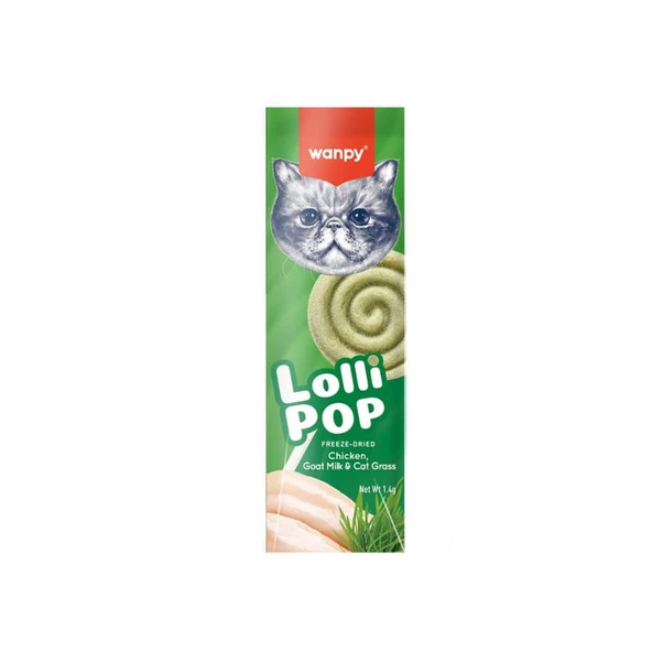 Wanpy LolliPop Kedi Otlu Lolipop Kedi Ödülü 1.4 Gr x 10 Adet ürün görseli 1