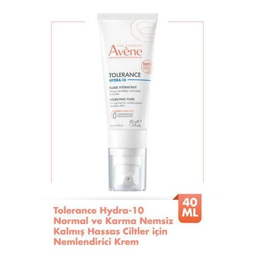 Avene Tolerance Hydra-10 Hydrating Fluide 40 ml - Resim 2