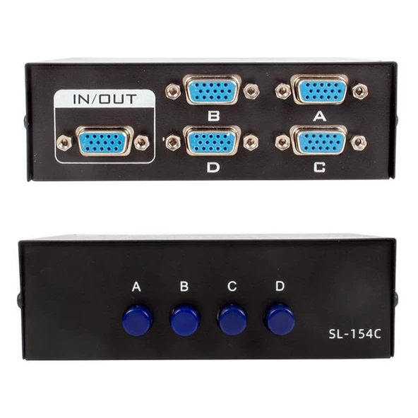 Powermaster 4 Port Vga Switch - Resim 2