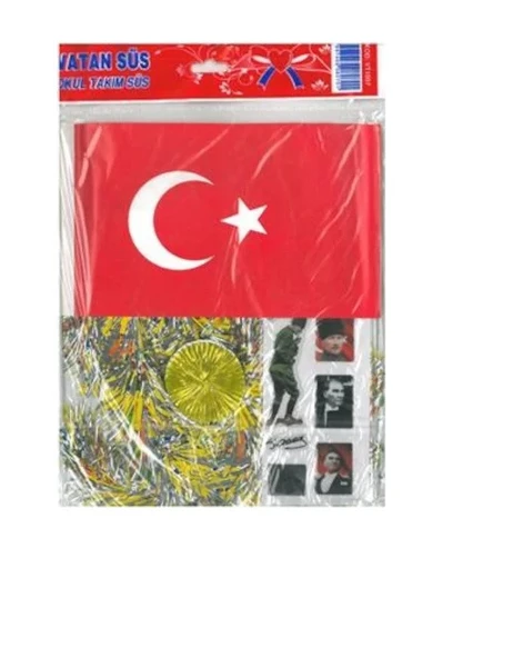 Vatan Paket Süs Takım Okul Standart Bayrak ürün görseli 1
