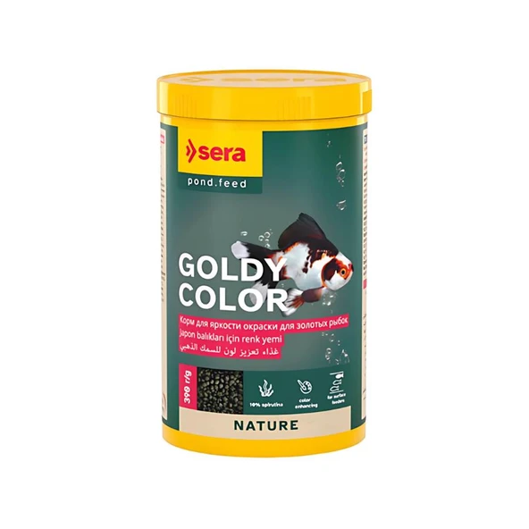 Sera Goldy Color Spirulina Nature Japon Balığı Yemi 1000 Ml 390 Gr ürün görseli 1