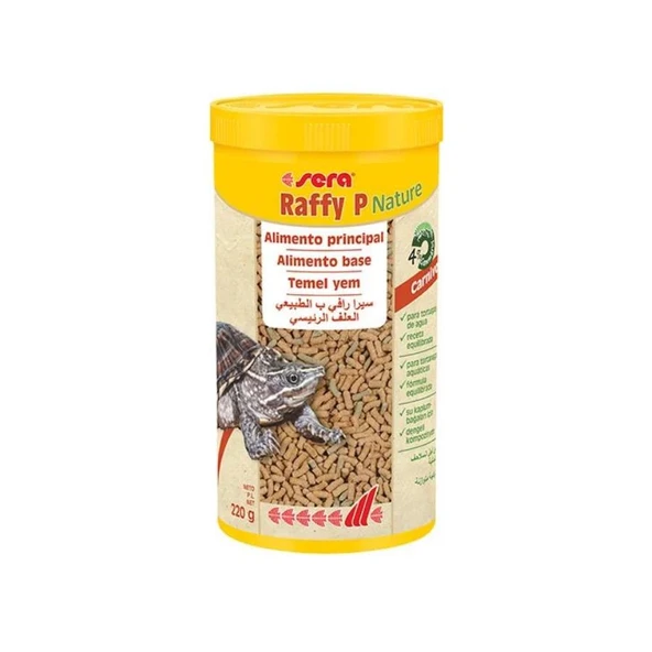 Sera Raffy P Nature Kaplumbağa Yemi 1000 Ml 220 Gr ürün görseli 1