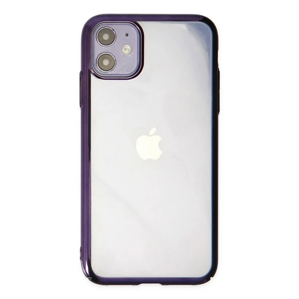 Apple İphone 12 Kılıf Element Silikon - Mor ürün görseli 1