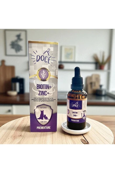 KEDİ KÖPEK TÜY DÖKÜLMESİNE KARŞITI BIOTIN+, ZINC+ 50 ML ürün görseli 1