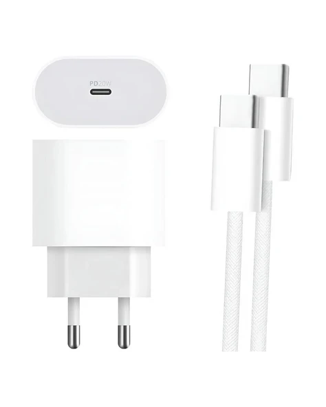 Apple 35W Usb-C Hızlı Şarj Adaptörü Type-C To C Kablo Seti ürün görseli 1