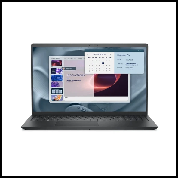 DELL Pro 15 Essential PV15250_RPLU_007_P_U, i7-1355U, 15,6" FHD, 16Gb DDR5 Ram, 512Gb SSD, Paylaşımlı Ekran Kartı, ürün görseli 1