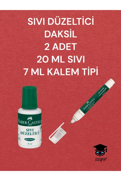 SIVI DÜZELTİCİ DAKSİL 2 ADET 20 ML SIVI 7 ML KALEM TİPİ ürün görseli 1