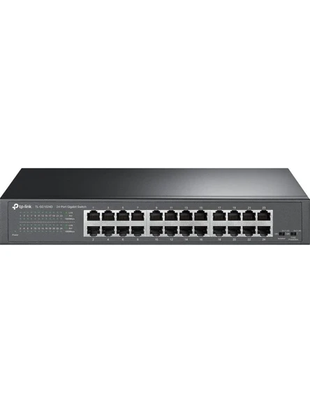 TP-Link TL-SG1024D 24 Port 10/100/1000 Mbps Gigabit Switch Outlet ürün görseli 1
