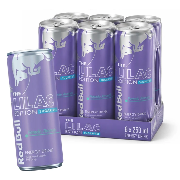 Red Bull Lilac Edition Şekersiz 6 x 250 Ml ürün görseli 1