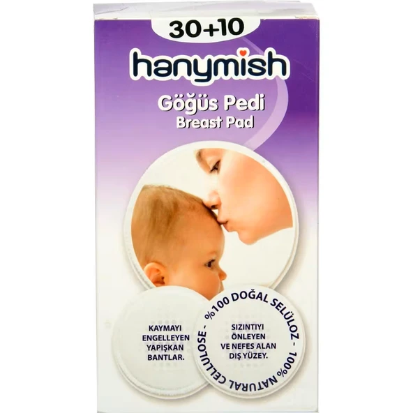 Hanymish Göğüs Pedi 30+10'lu ürün görseli 1
